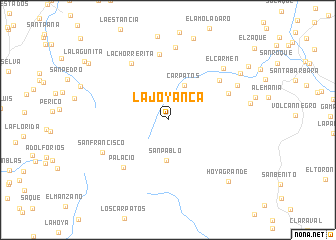 map of La Joyanca