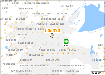 map of La Joya