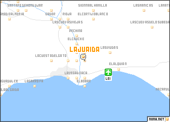 map of La Juaida