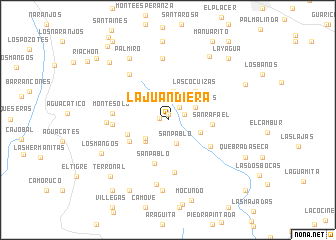 map of La Juandiera