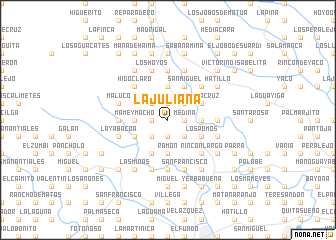 map of La Juliana