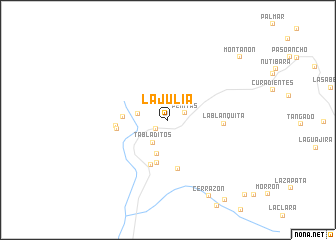 map of La Julia