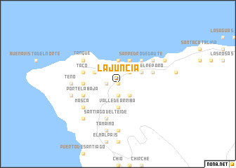 map of La Juncia