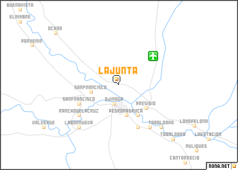 map of La Junta