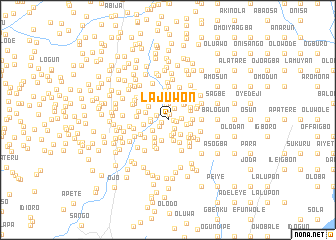 map of Lajuwon