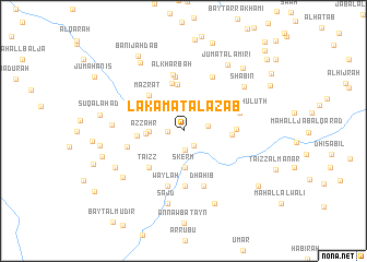 map of Lakamat al ‘Azab