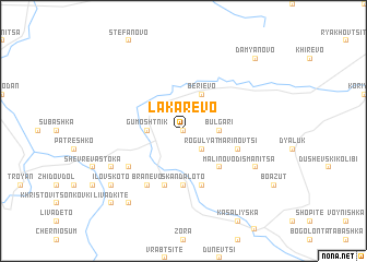 map of Lakarevo