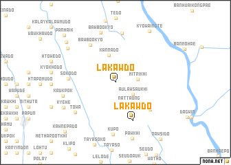 map of Lakawdo