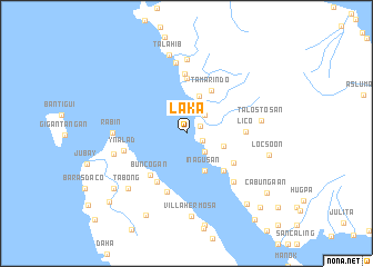 map of Laka