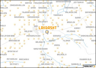 map of Lāk Dasht