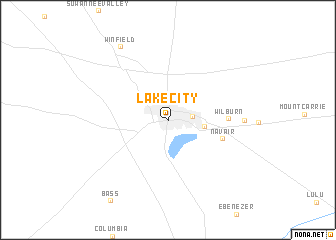 map of Lake City
