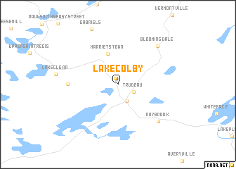 map of Lake Colby