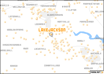 map of Lake Jackson