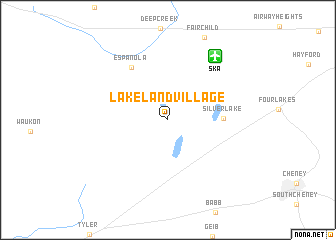 map of Lakeland Village