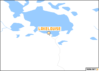 map of Lake Louise