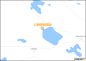 map of Lake Mundi