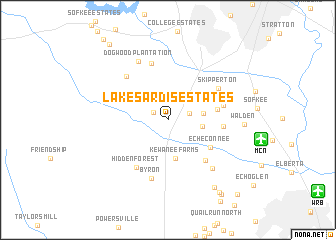 map of Lake Sardis Estates