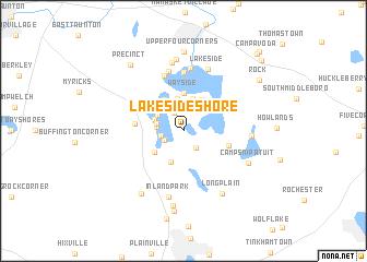 map of Lakeside Shore