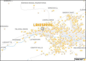 map of Lake Spring