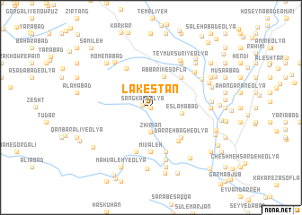 map of Lakestān