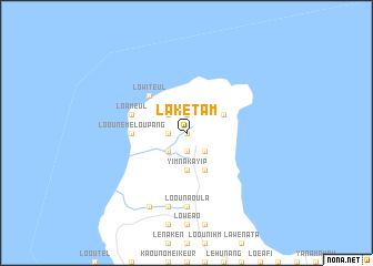 map of Lakétam