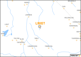 map of Laket