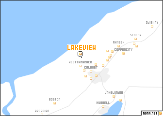 map of Lakeview