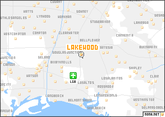 map of Lakewood