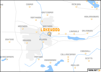 map of Lakewood