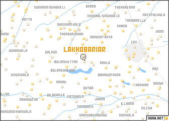 map of Lākho Bariār