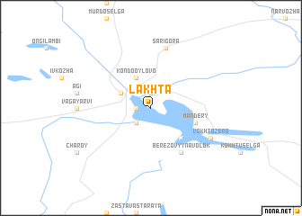 map of Lakhta