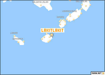 map of Lakit Lakit