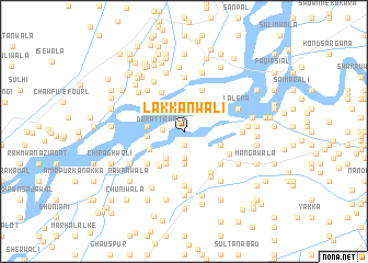 map of Lakkanwāli