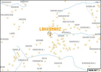 map of Lakkomanz
