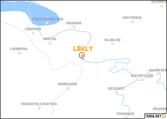 map of Lakly