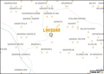 map of Lakouar