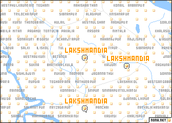 map of Lakshmandia