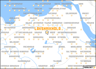 map of Lakshmikhola