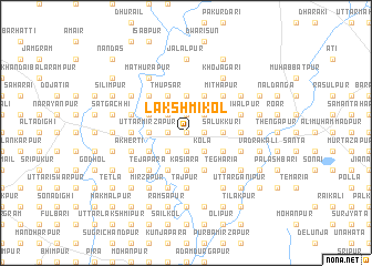 map of Lakshmikol