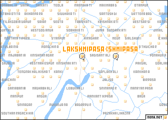 map of Lakshmipāsa