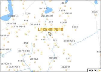 map of Lakshmīpura
