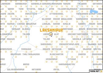 map of Lakshmīpur