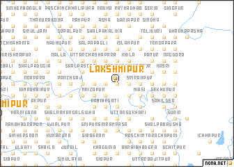 map of Lakshmipur