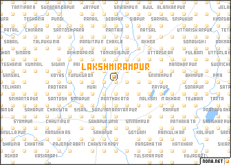 map of Lakshmīrāmpur