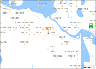 map of Lakta