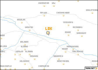 map of Lak