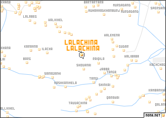 map of Lāla Chīna