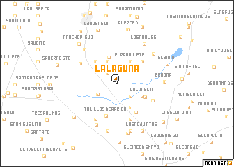 map of La Laguna