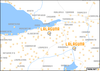 map of La Laguna