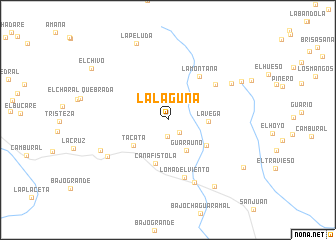 map of La Laguna